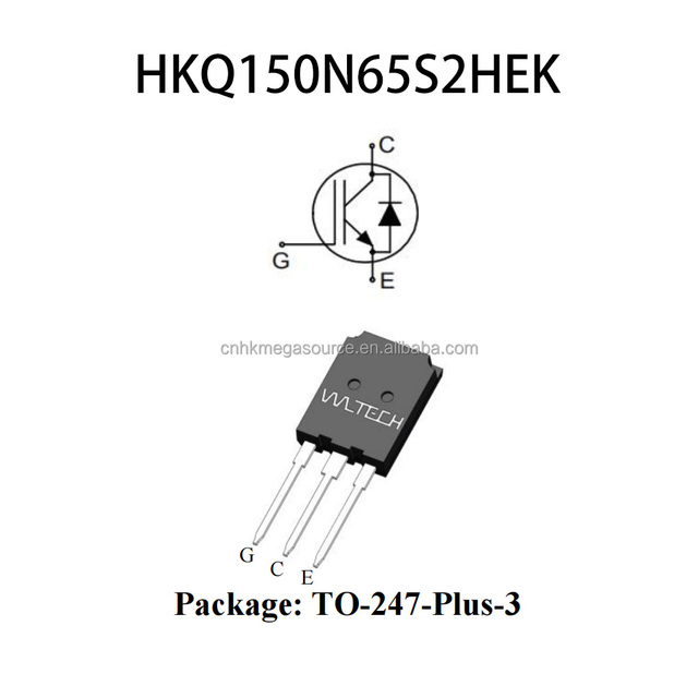 New N Channel IGBT 650V 150A High Current Power Transistor For EV Charger Wind Converter HKQ150N65S2HEK_V1.1_EN
