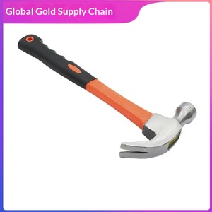 Marteau à griffes multifonctionnel pour la maison, manche en bois recouvert <span class=keywords><strong>de</strong></span> plastique, manche court, petite taille, tête en fer, extracteur <span class=keywords><strong>de</strong></span> clous manuel spécial - Product Image 4