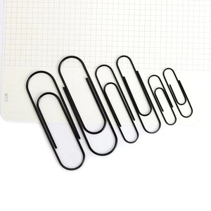 Màu đen 100 mét tiêu chuẩn kích thước lớn kim loại giấy <span class=keywords><strong>Clip</strong></span> - Product Image 5