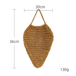Deterrente Finto per Vespe <span class=keywords><strong>e</strong></span> Calabroni da Appendere per Esterni, Decorazione a Forma di Nido di Vespe all'Uncinetto per Patio, Grondaie <span class=keywords><strong>e</strong></span> Frutteti - Product Image 4