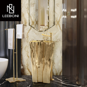 Su misura di lusso oro <span class=keywords><strong>in</strong></span> <span class=keywords><strong>acciaio</strong></span> inox <span class=keywords><strong>lavabo</strong></span> da <span class=keywords><strong>bagno</strong></span> <span class=keywords><strong>per</strong></span> Hotel Villa mobili da <span class=keywords><strong>bagno</strong></span> - Product Image 2