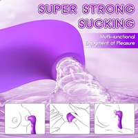 Saugvibrator Rose Saugvibrator für Klitoris und Brustwarzen 10 Saug- und Vibrationsmodi Erwachsenenspielzeug für Frauen