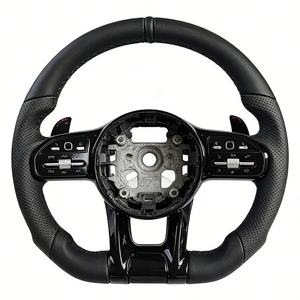 Volant complet en cuir de haute qualité pour Mercedes Benz <span class=keywords><strong>AMG</strong></span> W212 <span class=keywords><strong>E55</strong></span> E250 S550 G55 - Product Image 1