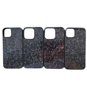 Coques de téléphone personnalisées en fibre de carbone forgée noir brillant pour <span class=keywords><strong>iPhone</strong></span> 17 16 15 14 PRO MAX 13PRO <span class=keywords><strong>11</strong></span> - Product Image 1