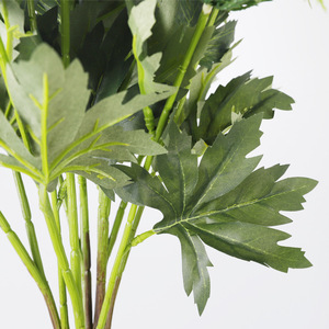 Plante artificielle Egg Eryngii, fleur en soie, verdure décorative d'intérieur, feuilles hautement réalistes QIHAO 55028 - Product Image 3