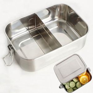 New Design American Airtight Stainless Steel Food Storage <b>Container</b> 800Ml Silicone Seal Ring 304 Metal Lunch Box - Product Image 6