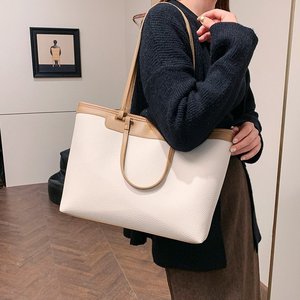 Nuevo Bolso Tote Retro Europeo y Americano <span class=keywords><strong>de</strong></span> Alta Gama, Bolso Bandolera <span class=keywords><strong>de</strong></span> Gran Capacidad para Mujer - Product Image 4