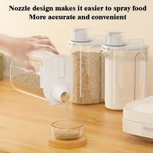 Wholesale <b>Plastic</b> 2.5L Eco-Friendly Waterproof Household Kitchen Grain Spice Storage Flour <b>Bucket</b> Insect Proof Moisture - Product Image 2