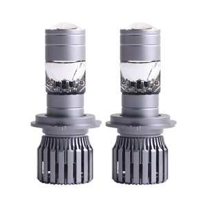 Sanvi Factory High Quality 28w/pcs 6000k Mini H4 Led Projector Lens Headlights Auto Car Light Bulbs - Product Image 1