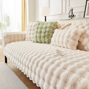 Copridivano in Velluto Morbido Antiscivolo Invernale, Cuscino Decorativo alla Moda <span class=keywords><strong>per</strong></span> <span class=keywords><strong>Divano</strong></span> Componibile e Soggiorno - Product Image 2