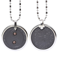 Pendentif à énergie scalaire de lave quantique / Pendentif en cristal de quartz naturel