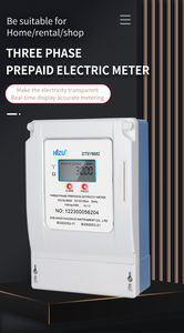 Caja de medidor de energía trifásica antifraude, prepago, medidores de energía prepagos - Product Image 6