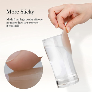 Nouvelle conception non tissée pour <span class=keywords><strong>les</strong></span> mamelons sensibles Hot Sexy Charming Womens Adhésif réutilisable Invisible Silicone Nipple Cover Pasties - Product Image 3