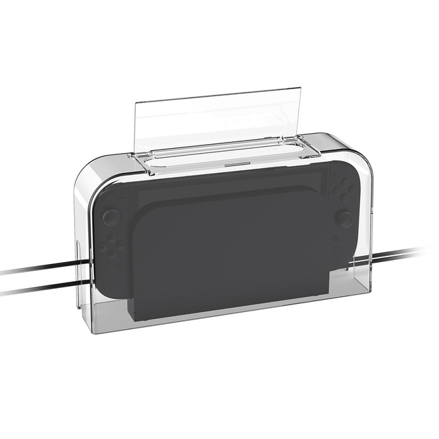 Clear PC Dust Cover for Nintendo Switch/Switch OLED/Switch 2, Open-Close Protective Shell
