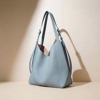 Sac fourre-tout bandoulière en cuir véritable pleine fleur pour femme, doublure polyester imperméable, motif bonbon tendance, été automne