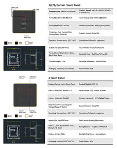 2025 nueva llegada interruptor estándar indio Alexa soporte de Control de voz inalámbrico Zigbee interruptor de enchufe de pared Dispositivo inteligente para el hogar - Product Image 2