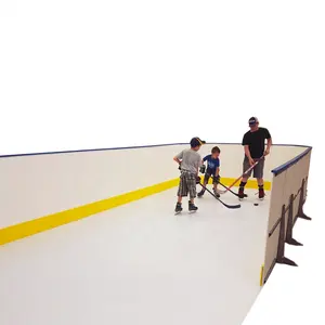 家族のスポーツゲーム使用ホットセールHdpe合成アイスホッケーリンクボード