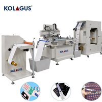 Nouvelle machine de sérigraphie automatique rouleau à rouleau avec positionnement de précision par CCD pour étiquettes, panneaux PVC, PET, PP, PC, PE, IMD, IML, FRID