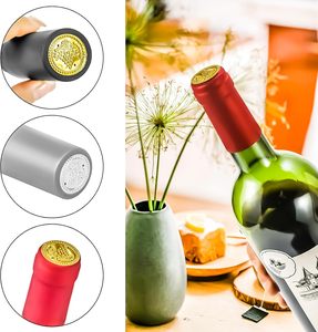 양각 로고 30mm PVC 열 수축 캡슐 와인 수축 랩 와인 병 코르크 캡슐 - Product Image 5