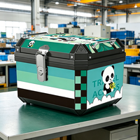 Directement de l'usine AFTFA, coffre de rangement amovible pour moto, grande capacité 45L, coffre arrière pour vélo électrique, kit pour vélo électrique