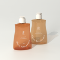 Runxuan 130ml 250ml Self Care Gel Bouteille PET En Plastique Lotion Pour Le Corps Conteneur De Lavage Shampooing Squeeze Bouteille Avec Flip Top Disc Cap