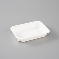 Conteneur alimentaire jetable carré rouge et blanc en PP, anti-fuite, usage industriel, épaisseur multi-couches, qualité alimentaire, fourniture d'usine
