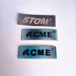 Plastic Lenticular Patches 3D Soft Lenticular Three-dimensional Patch for Textile Clothes With Flip Effect Change - Product Image 2