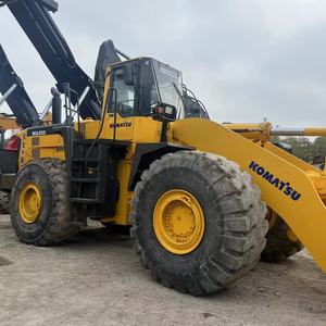 Chargeuse sur pneus Komatsu WA500 WA470 d'occasion haute performance pour le transport en entrepôt logistique portuaire et le chargement de matériaux - Product Image 5