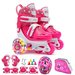 Children's roller skates rollerblading beginners pulley shoes suit