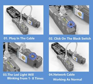 Usine 4 en 1 outil <span class=keywords><strong>de</strong></span> sertissage multifonction dénudeur <span class=keywords><strong>de</strong></span> câble RJ45 câble coupe câble testeur prise dénudeur - Product Image 6