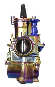 Carburateur PWK32-34MM modifié haute capacité coloré avec filtre à air multicolore et grille, accessoires pour embout de trompette - Product Image 5