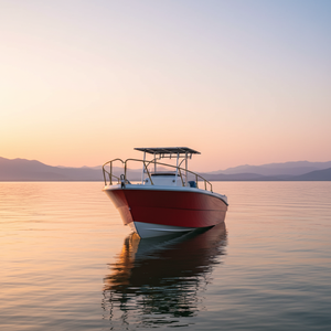 Embarcación de Pesca de Fibra de Vidrio de 27 pies, Bote de Pesca con Consola Central, Yate de Recreo con T-Top - Product Image 2