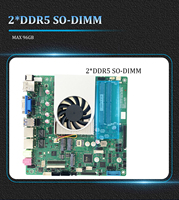 Carte mère industrielle 170mmX170mm Intel Core Ultra 14e génération 125U 165U 2DDR5 M.2 96GB VGA EDP 2 LAN Mini ITX