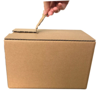 Cajas de Envío Corrugadas con Logotipo Personalizado, Cierre Autoadhesivo, Recicladas, con Relieve, para Cuidado de la Piel, Cosméticos y Pelucas, con Laminado Mate