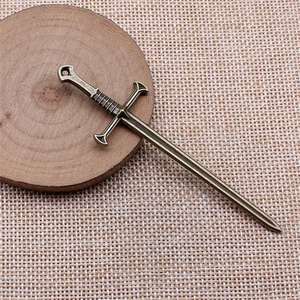 25x87mm 4,6g Meerkleurig Middeleeuws Gotisch COSPLAY Anime Lang Zwaard Hanger DIY Hanger - Product Image 6