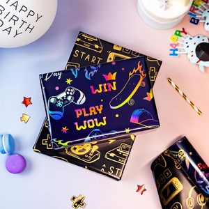Papel de regalo holográfico con temática de controlador de videojuegos, 46.8 pies cuadrados, papel de regalo para niños de cumpleaños - Product Image 4