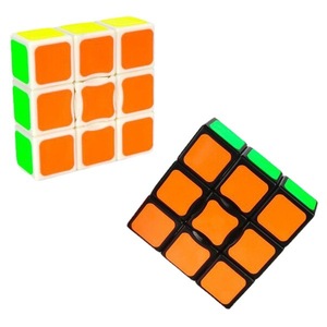 Cube de Rubik 1x1x3 noir et blanc, puzzle stimulant le cerveau pour enfants et adolescents, jouet unisexe - Product Image 1