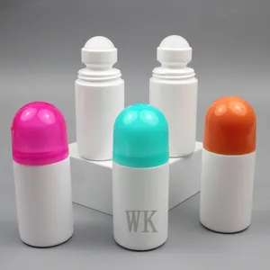 50ml 60ml Roll On Bottle High Quality Empty Stick Deodorant Roll On Bottle Plastic Container For Deodorant Essential Oil Perfume