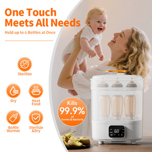 معقم حلمات للأطفال بسعة كبيرة أوتوماتيكي 2 في 1 ومجفف بالجملة لوازم تغذية الأطفال - Product Image 4