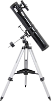 Télescope astronomique professionnel pour adultes débutants, ouverture de 114 mm, longueur focale de 900 mm, lunette de recherche 6x30, Barlow 2x pour