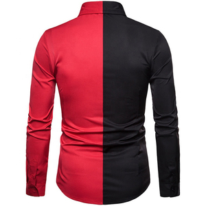 <span class=keywords><strong>Camicia</strong></span> in Flanella da <span class=keywords><strong>Uomo</strong></span> Taglie Forti, Manica Lunga, Cotone, <span class=keywords><strong>Slim</strong></span> Fit, Metà Nera Metà <span class=keywords><strong>Bianca</strong></span>, Bicolore - Product Image 4