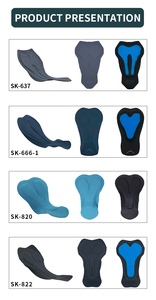 Imbottitura per ciclismo ANTI-UV, igroscopica, ad asciugatura rapida, in schiuma, tipo chamois, per pantaloncini da ciclismo. - Product Image 5