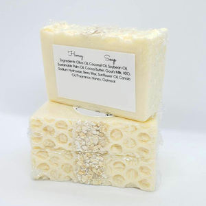 สบู่ข้าวโอ๊ต<span class=keywords><strong>นม</strong></span>แพะนมแพะทำมือสำหรับร่างกายใบหน้ามือสั่งติดฉลากตามสั่ง - Product Image 5