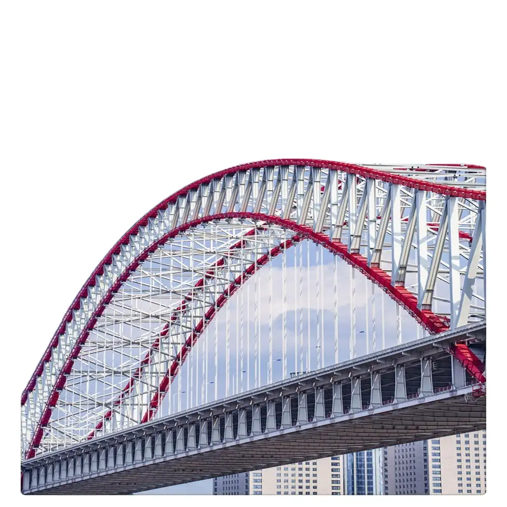 ספק סין למעלה איכות מגולוון להולכי רגל מסבך גשר פלדה מבנים ביילי גשר