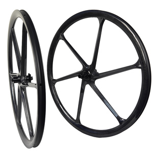 <span class=keywords><strong>Ruedas</strong></span> de <span class=keywords><strong>Carbono</strong></span> ZR6 de 28 mm de Ancho para Bicicleta de Carretera y <span class=keywords><strong>Gravel</strong></span>, 700C, 6 Radios - Product Image 1