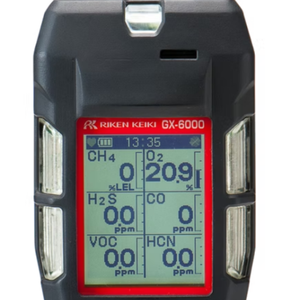เครื่องตรวจวัดก๊าซหลายชนิดแบบพกพา Riken Keiki รุ่น GX-6000 สามารถตรวจจับและแสดงผลก๊าซได้สูงสุด 6 ชนิดพร้อมกัน - Product Image 5