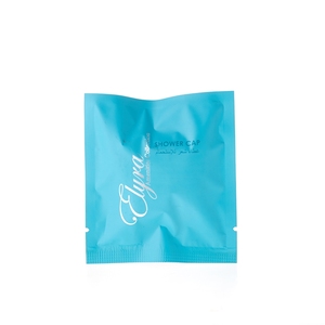 Gorro de ducha desechable de plástico, para hotel, con caja de embalaje - Product Image 3