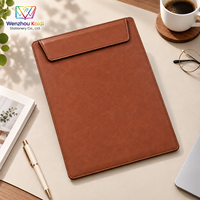 Porte-documents en cuir A4 A5 A6, plusieurs couleurs disponibles, portable, durable, professionnel, avec logo personnalisé, pour l'école, directement de l'usine
