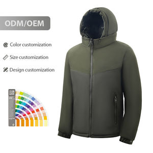 Veste imperméable durable pour garçons, style décontracté, automne-hiver, fermeture éclair intégrale, veste de camping avec capuche L3017 - Product Image 1