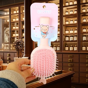 Cepillo para Mascotas con Cojín, Ovalado, de Nailon, con Bolsa de Aire para Masaje, Portátil, Mini, para Uso General - Product Image 3